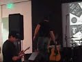 just a few weeks before the release of vheissu, thrice played their second apple store acoustic show at the third street promenade in santa monica, ca on september 29, 2005.  dustin closes the show with his cover of elvis costello's 