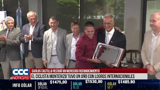 CARLOS CASTILLO RECIBIÓ UN MERECIDO RECONOCIMIENTO