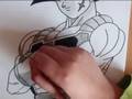 how to draw bardock