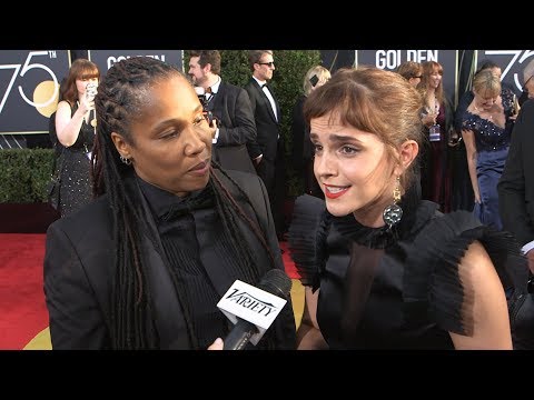 #WhyWeWearBlack - 2018 Golden Globes Red Carpet Interviews
