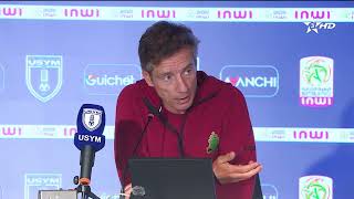الندوة الصحفية بعد مباراة إتحاد يعقوب المنصور و الجيش الملكي