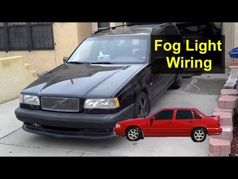 Volvo 850, S70, V70, XC70 Fog light wiring storage spot, pre wired – Auto Information Series