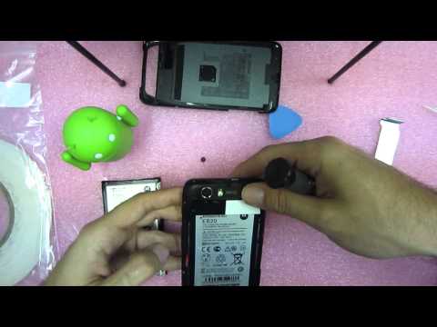 how to remove battery from motorola defy xt