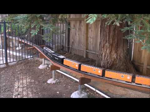 how to lay g gauge track