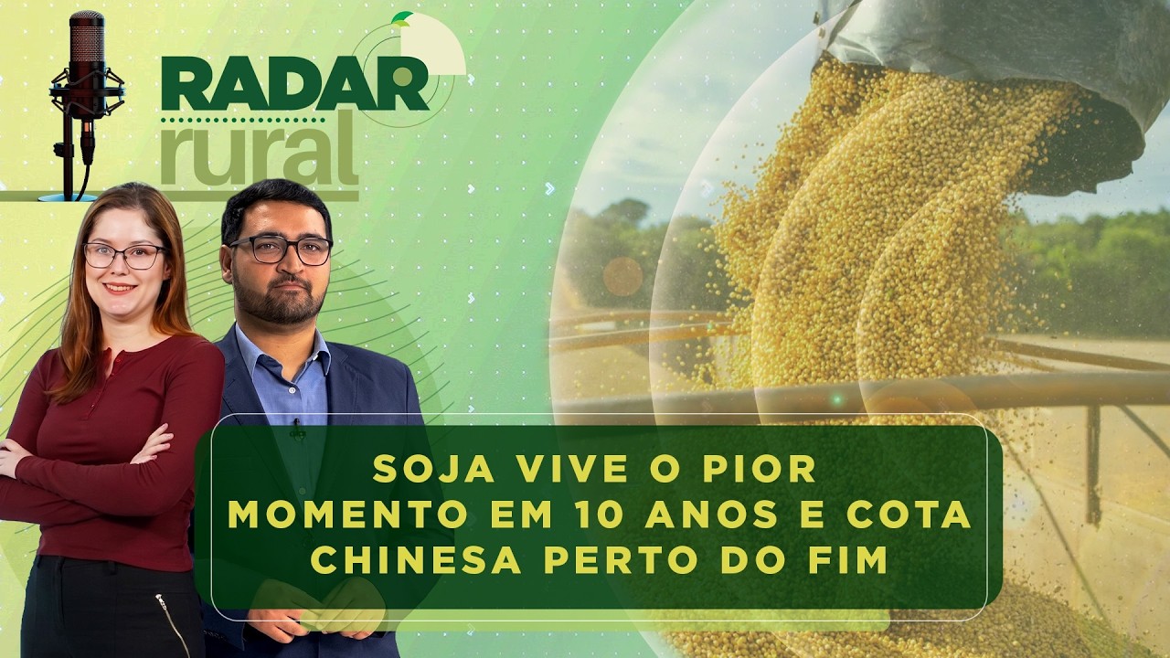 CRISE NA SOJA: setor vive o pior momento em 10 anos? | Radar Rural