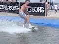 Slow motion wave board skok