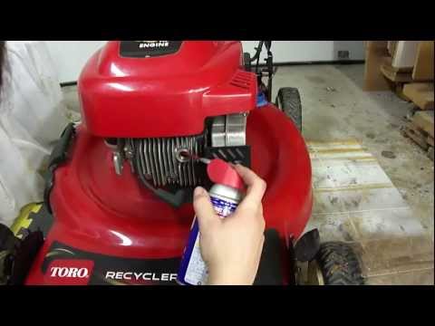 how to drain oil and gas from lawn mower