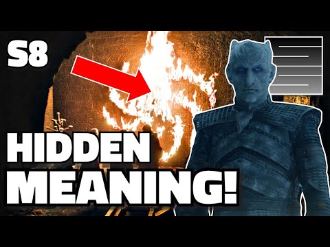 Game Of Thrones Season 8 Episode 1 - Spiral Night King Symbol Explained