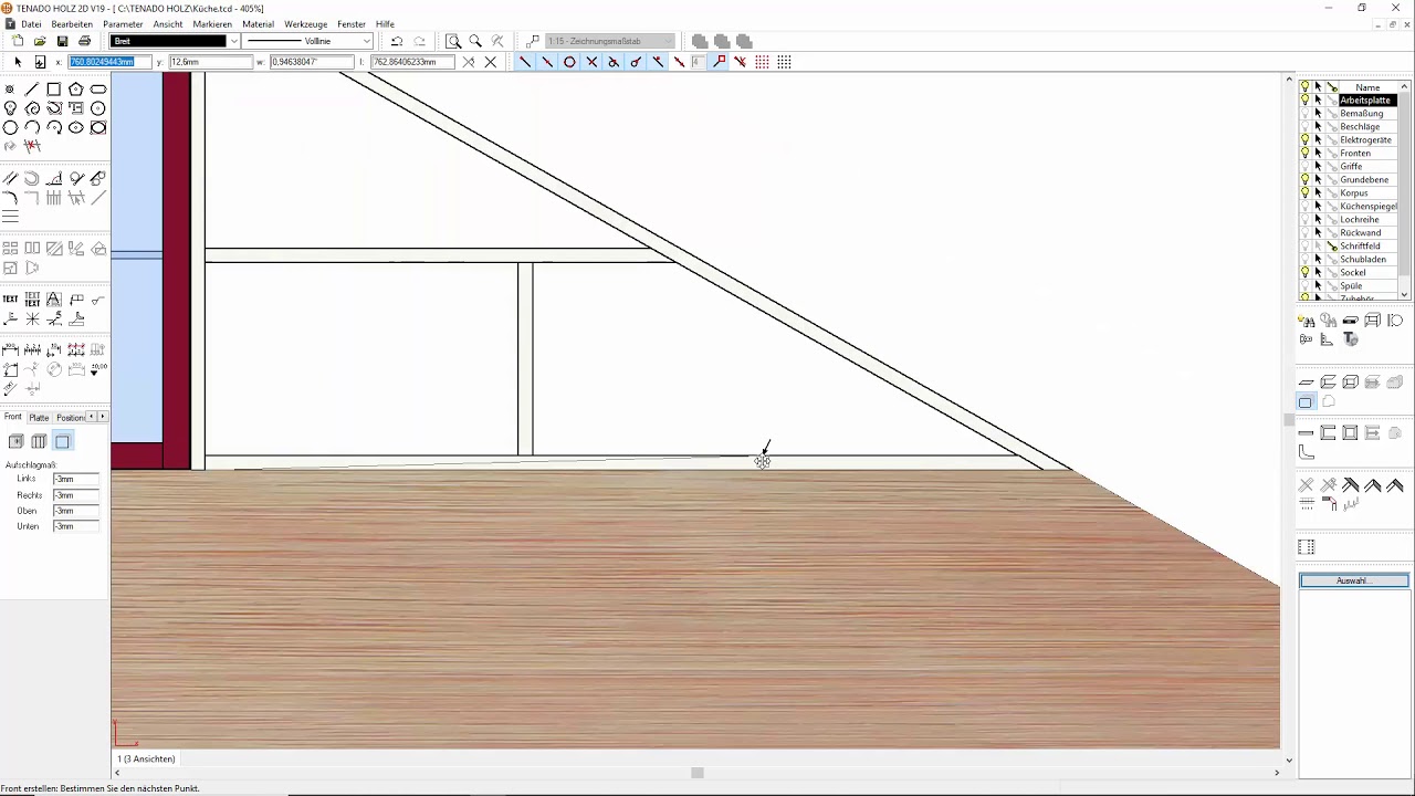 TENADO HOLZ | Front erstellen