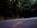 motoring in the mini cooper s up redwood gulch from stevens canyon to highway 9. the backroad way to highway 9.