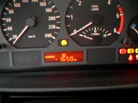 how to reset bmw e46 trip computer
