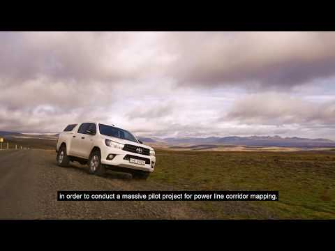 First in Iceland : LIDAR acquisition by UAVs & Power Lines inspections