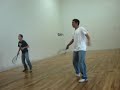 Lalo vs. Ardilla en raquetbol narrada por chuy y panchito