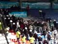 ME het Willem II vak op. Tilburg hooligans ME het Willem II vak op. Tilburg hooligans