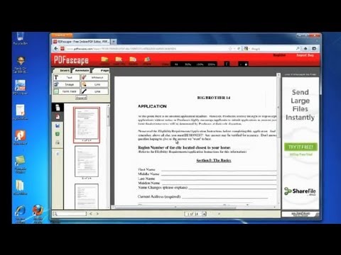 how to adjust size of pdf