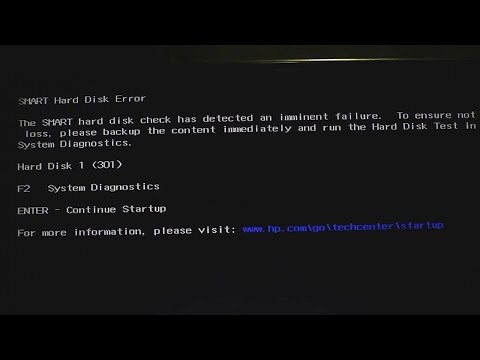 how to recover hdd s.m.a.r.t error