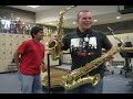 DJ Playing Two Saxes DJ Playing Two Saxes