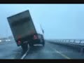 Semi Truck Blown Over By Wind ! ! !
