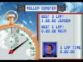 micro machines 2 (1994) (dos). roller coaster 1 lap time trial. i'm improving my previous run by 0.02 seconds. total time 20.00.