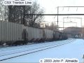 CSX K806 The Phosphate Train and SEPTA 6325 February 21 2003