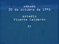 30-10-1993. jornada 9 de la temporada 1993/94. resumen con las mejores jugadas narradas en directo por telemadrid.