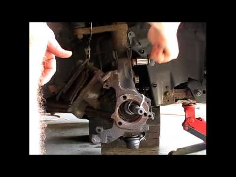 Replacing the CV axle on a 1997 GM Pontiac Grand AM Alero Malibu