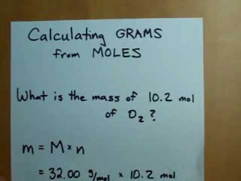 how to calculate number of moles needed to react