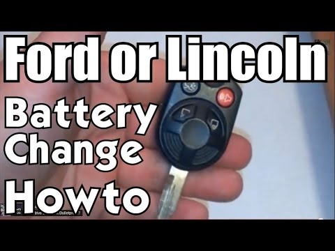 Quick Keyfob Battery Replacement – Ford, Lincoln Many Models