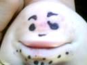 kims chin smiling