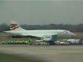 Concorde last takeoff from Manchester International Airport