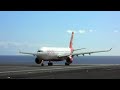 Air Berlin a330 La Palma landing and take off