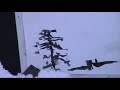 A Snowy Watercolor Landscape Plein Air Painting Demo at Angeles National Forest 02/18/10