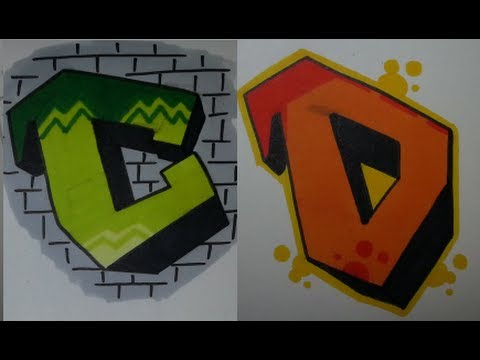 how to draw graffiti d