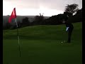 Read the green to see how to aim a putt