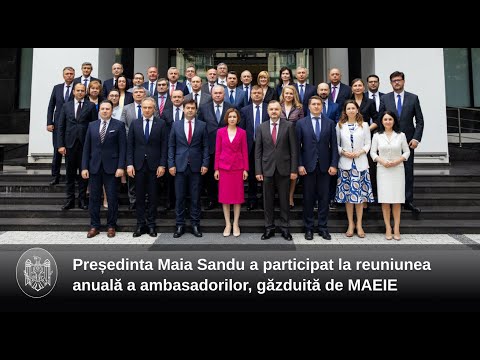 Președinta Maia Sandu a discutat cu ambasadorii  Republicii Moldova despre prioritățile politicii externe