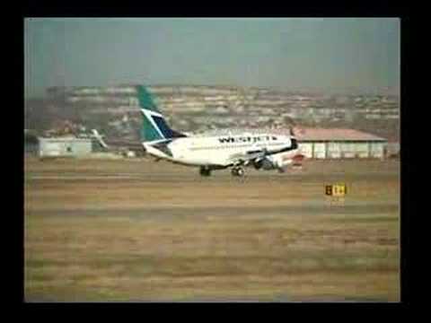 westjet - Collection of WestJet Take off / Landings in Calgary Alberta.