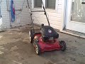 Cold start  lawnmower