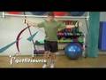Standing Chest Fly With Toning Bands