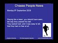 Cheese People News 8th Sept 2008