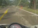 zx7r twisting thru a mountain canyon