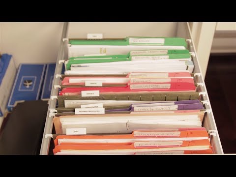 how to organize home files