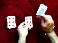 Demonstration of a selection sort with playing cards. Music: Gnomes Dance ZmeiRaduga www.jamendo.com