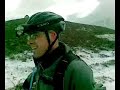 Mountain biking up Moel Famau, North Wales 5th April 2008