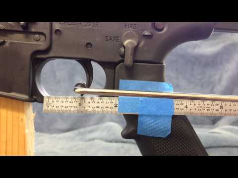 how to remove s&w m&p 15-22 stock