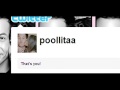 Christian Chávez me responde no Chat Twitcam .