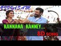Kannana Kanne | Viswasam | 8D Song | Thala | Dimma