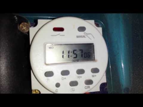 how to set electronic timer