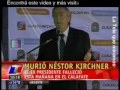 Murió Néstor Kirchner (TV)