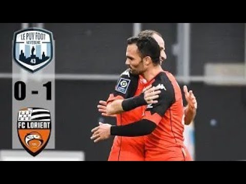 Le Puy vs Lorient 1-0 Score du match