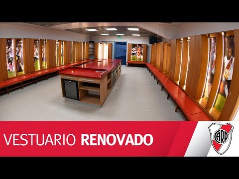 Conocé el nuevo vestuario de los jugadores